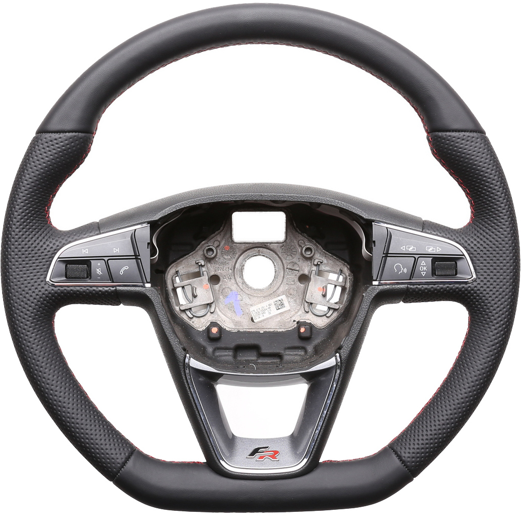 Seat Lenkrad Alhambra Arona Ateca Ibiza Leon Tarraco Toledo Kombibezug Naht rot