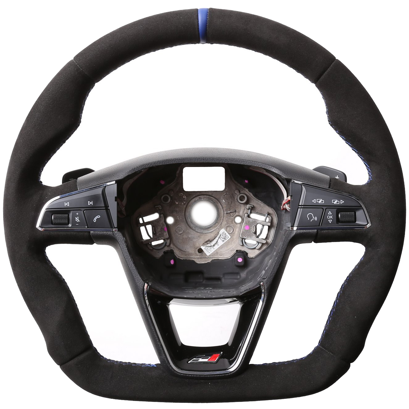 Seat Lenkrad Alhambra Arona Ateca Ibiza Leon TarracoToledo Abgeflacht Alcantara 12 Uhr Markierung