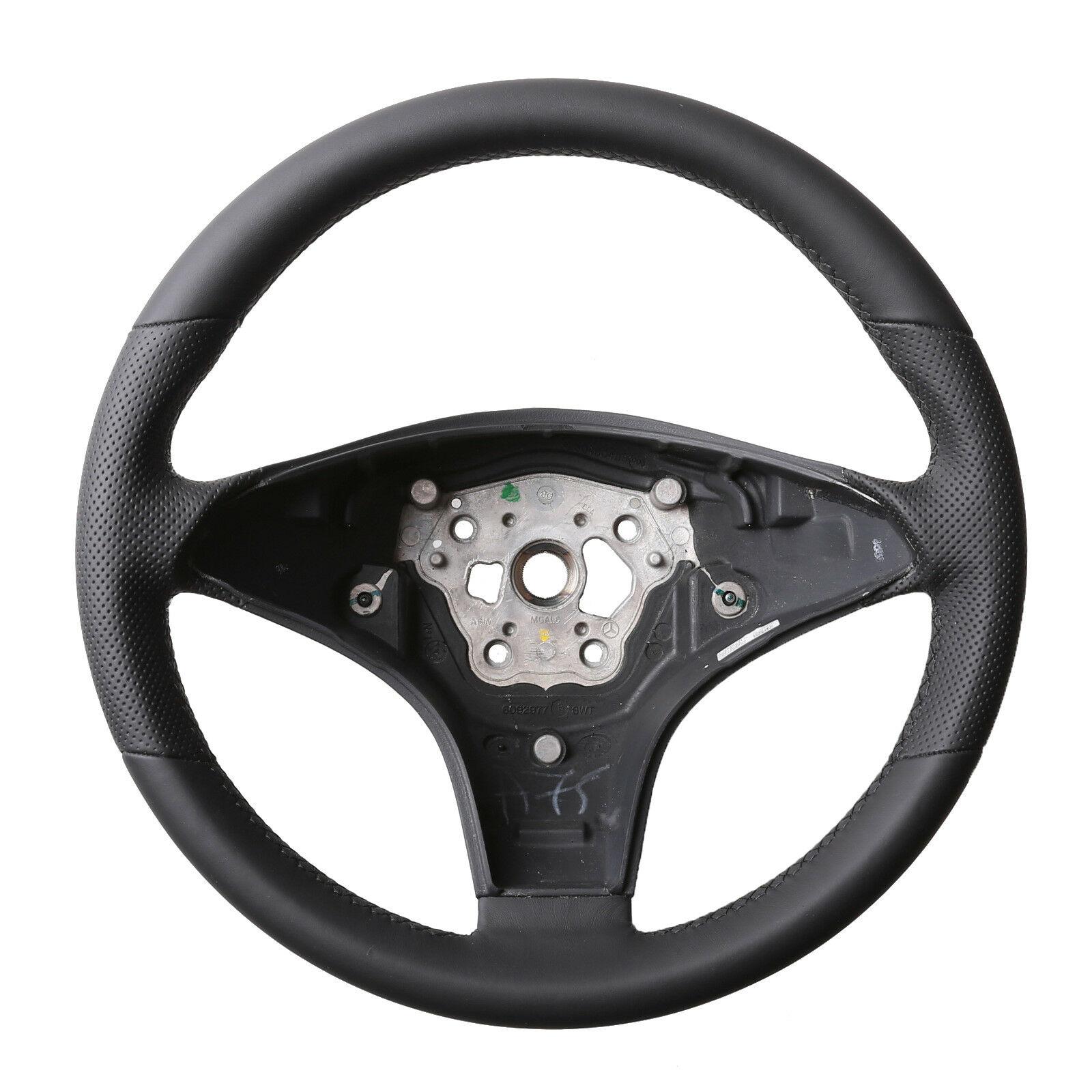 Mercedes Lenkrad CL 203 C219 CLS R 230 SL K R171 Klassisch Kombibezug Naht schwarz