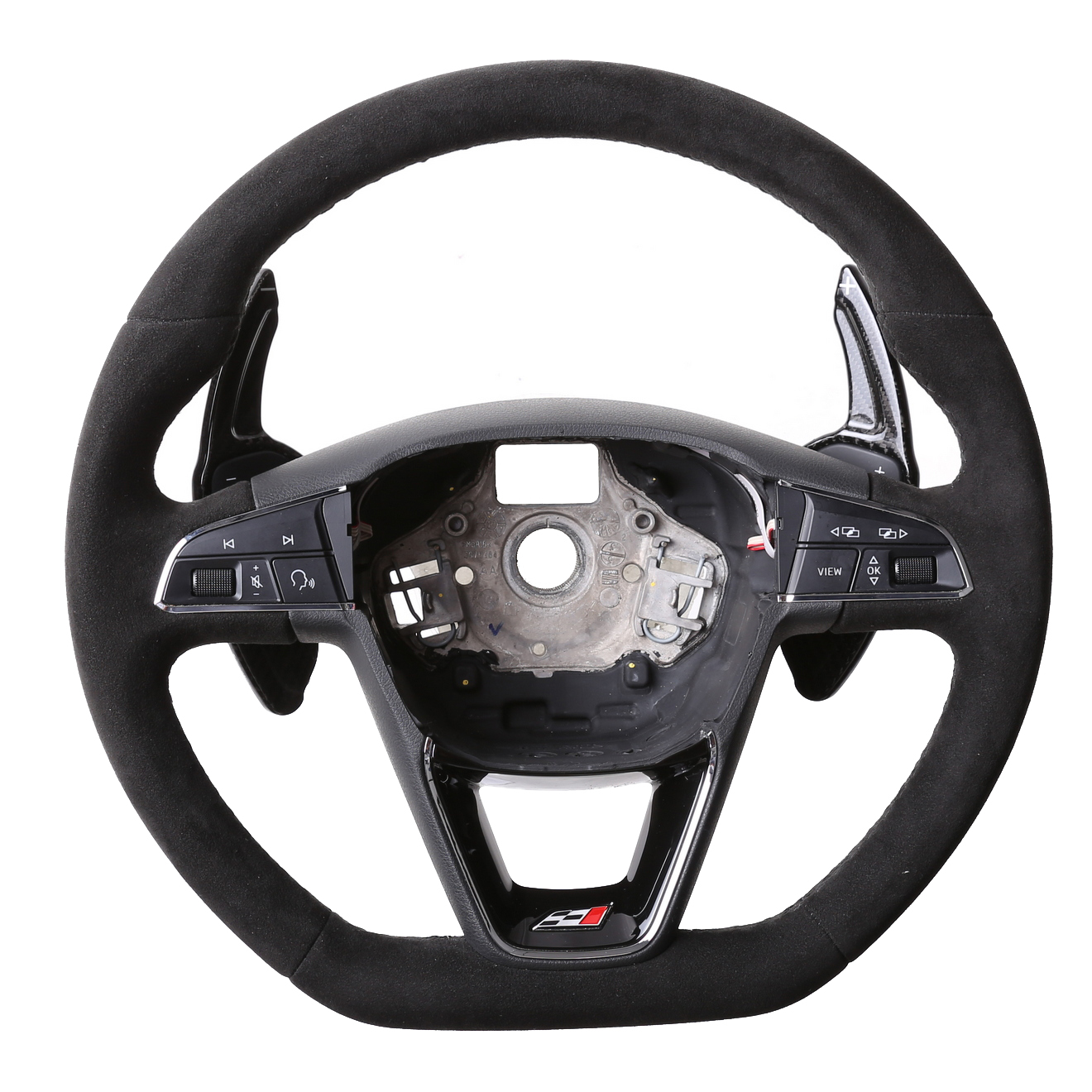 Cupra Lenkrad Ateca Leon Formentor Alcantara Naht schwarz