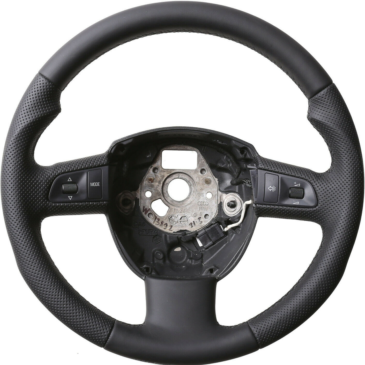 Seat Lenkrad Exeo Daumenauflagen Kombibezug Naht schwarz