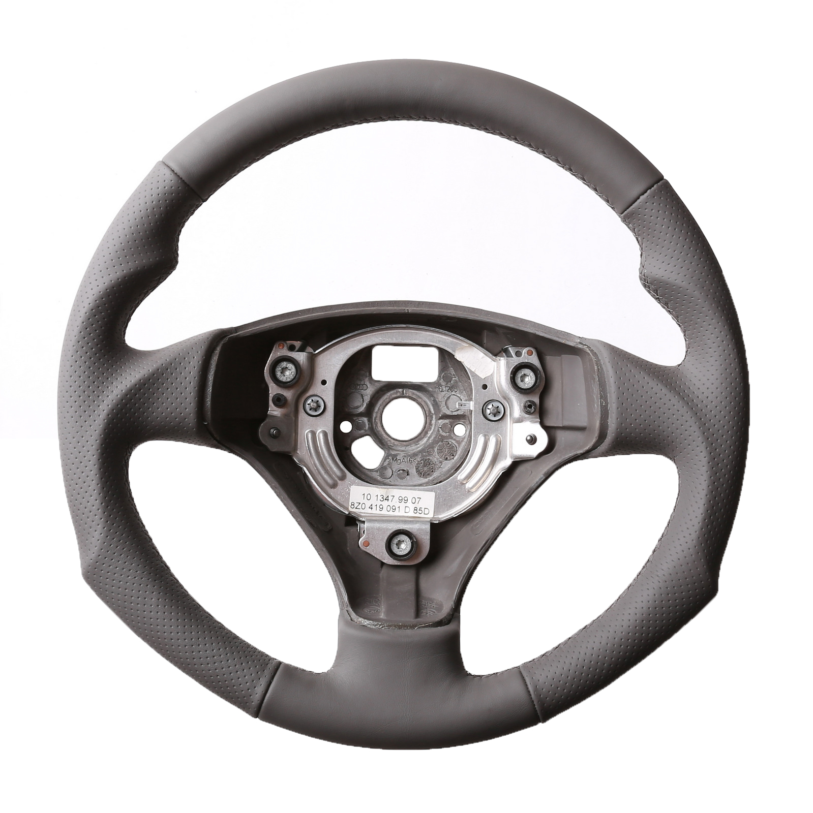 Audi Lenkrad TT Tuning grau Kombibezug Naht grau
