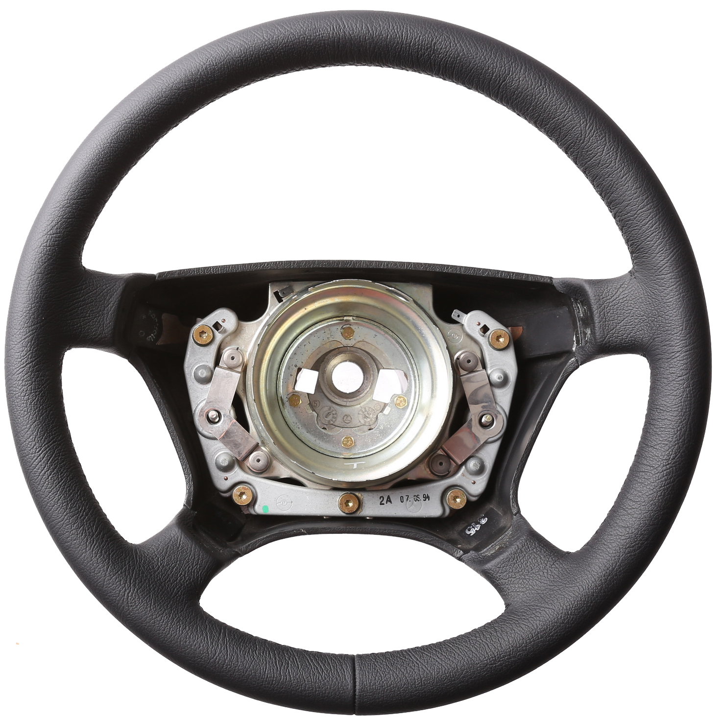 Mercedes Lenkrad W202 W124 W210 W140 C E S Klasse Klassisch nur genarbt Naht schwarz