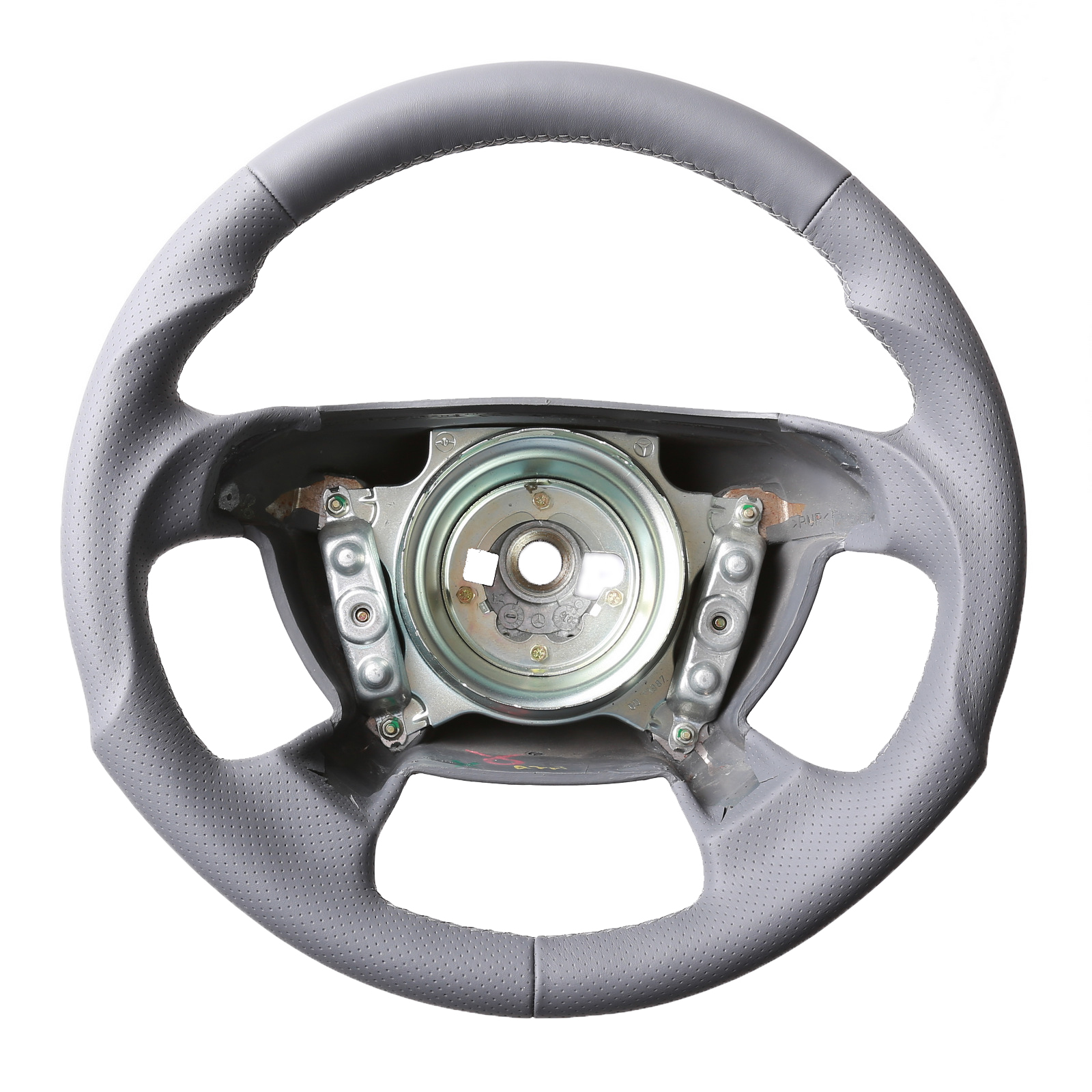 Mercedes Lenkrad CLK W208 SLK R170 W202 C Klasse grau Tuning Kombibezug Naht grau