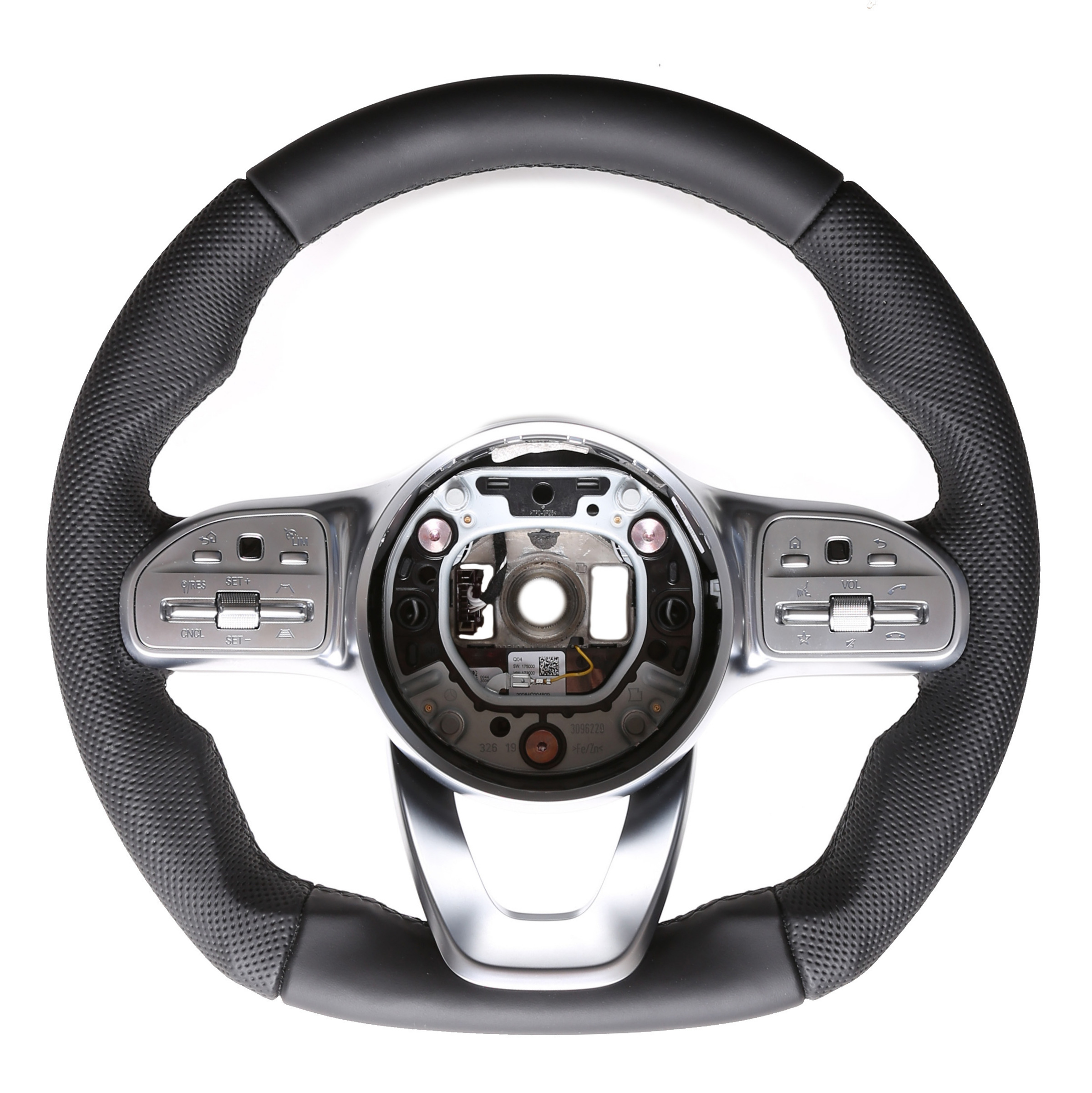 Mercedes Lenkrad A-Klasse W177 G-Klasse W463 GLC X253 S-Klasse 222 Abgeflacht Naht schwarz