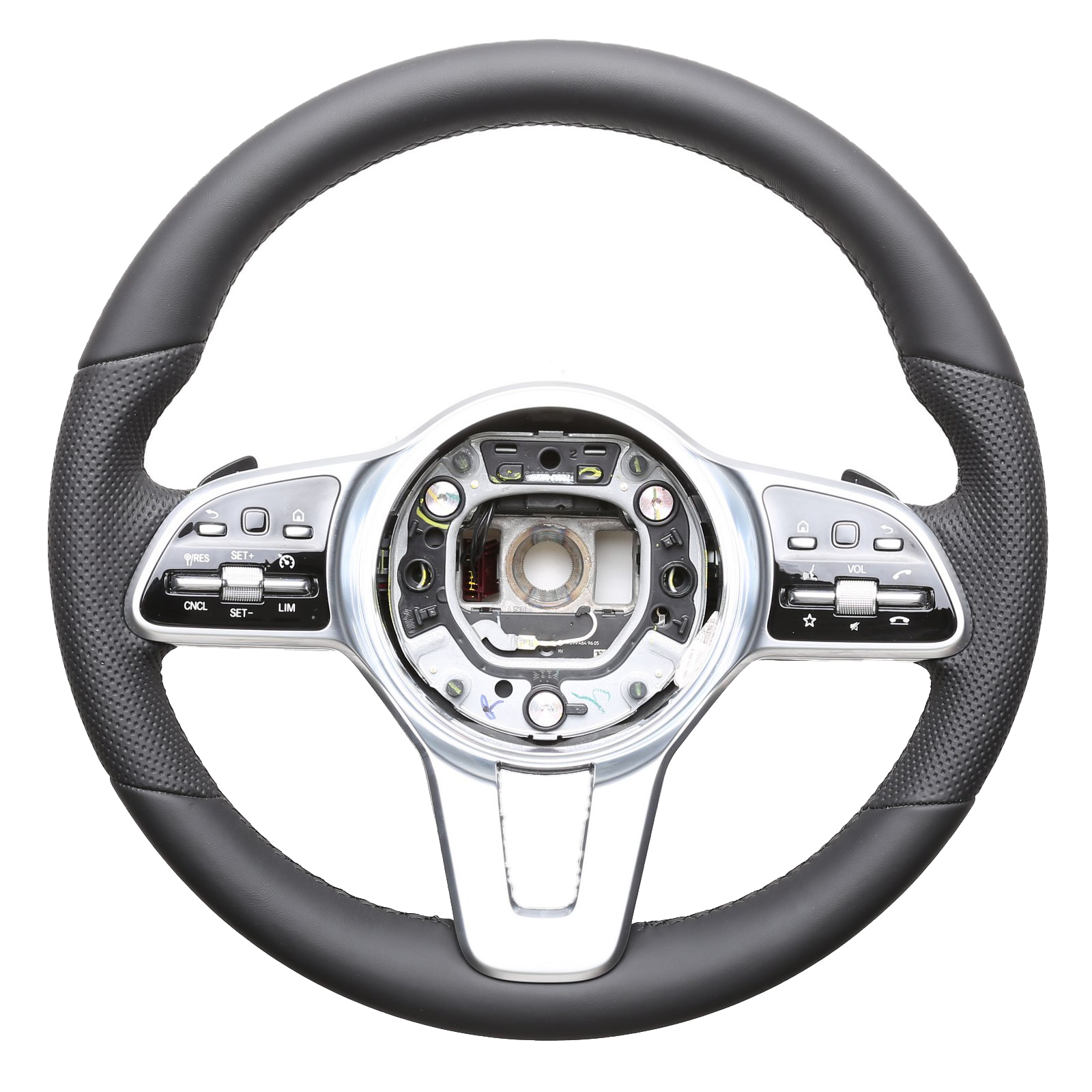 Mercedes Lenkrad C CLA GLB GLS Klasse W205 W118 X247 X167 Kombibezug Naht schwarz