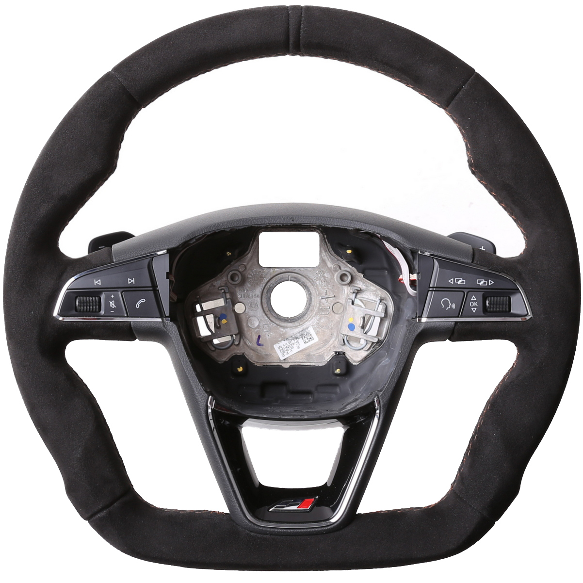 Seat Lenkrad Alhambra Arona Ateca Ibiza Leon Tarraco Toledo Abgeflacht Alcantara 12 Uhr Markierung