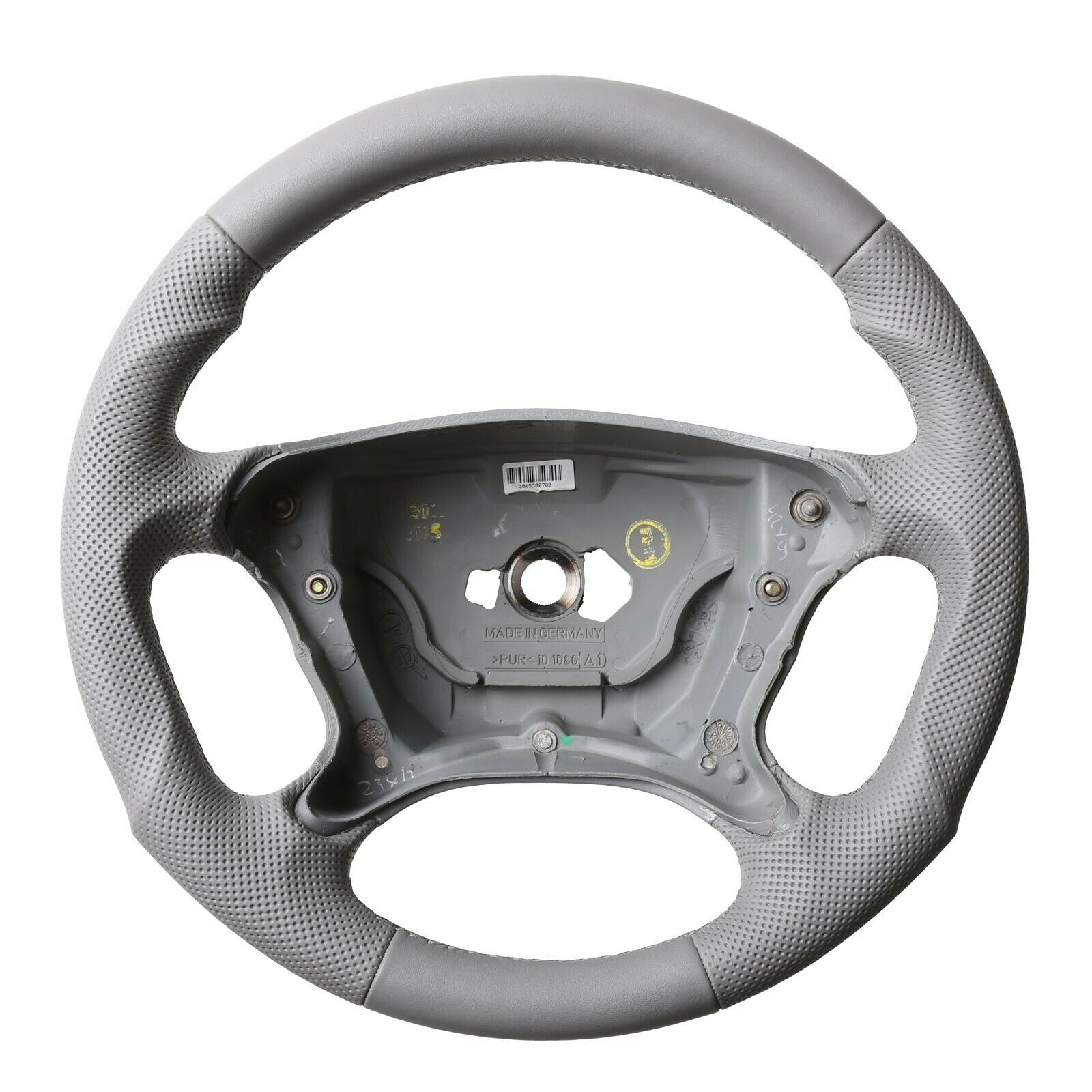 Mercedes Lenkrad R230 W209 W211 E Klasse CLK SL grau Tuning Kombibezug Naht grau