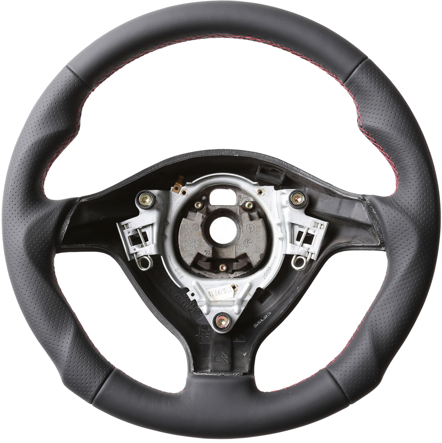 VW Lenkrad Golf 4 Passat 3B 3BG Seat Leon Tuning Kombibezug Naht rot