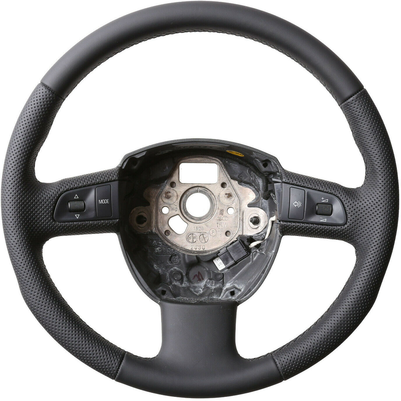 Seat Lenkrad Exeo Nappa MFL Kombibezug Naht schwarz