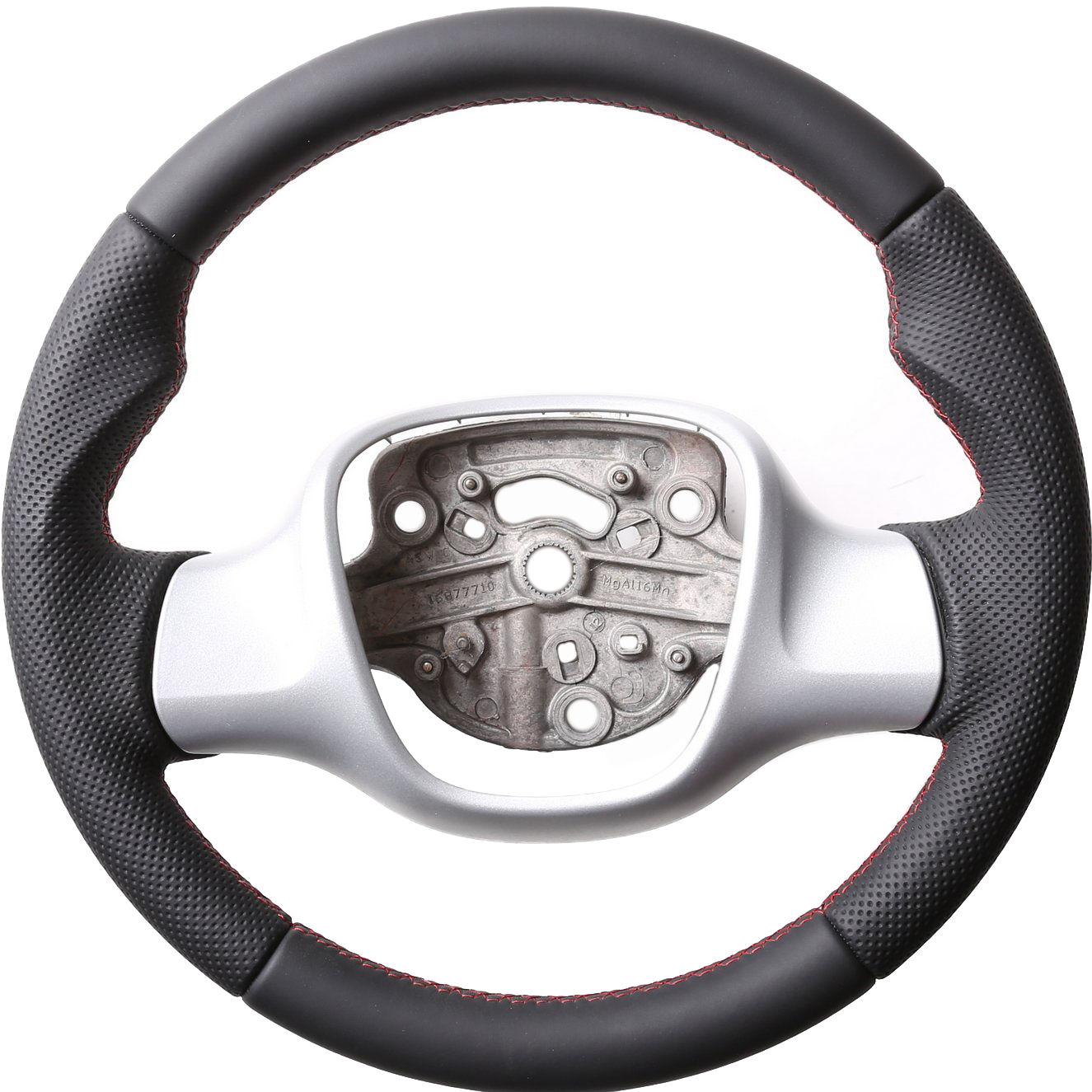 Smart Lenkrad Fortwo Turbo Sport Daumenauflagen Kombibezug Naht rot