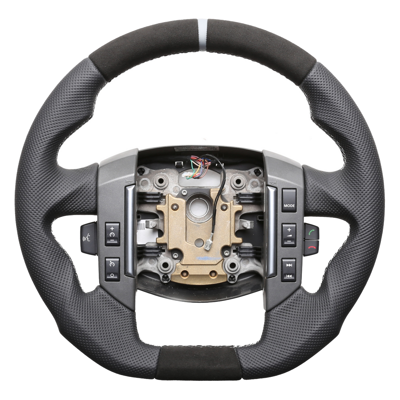 Land Rover Lenkrad Freelander II Range Rover Sport Abgeflacht Kombibezug Alcantara 12 Uhr Markierung