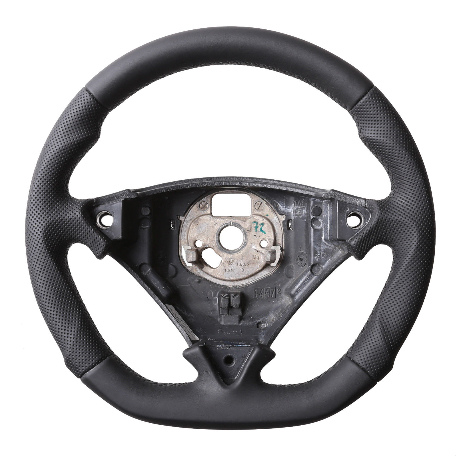 Porsche Lenkrad Cayenne Turbo 955 957 Abgeflacht Kombibezug Naht schwarz