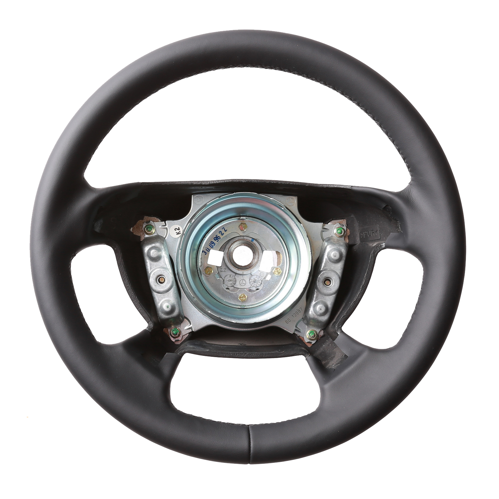 Mercedes Lenkrad CLK W208 SLK R170 SL R129 W202 Klassisch nur Nappa Naht schwarz