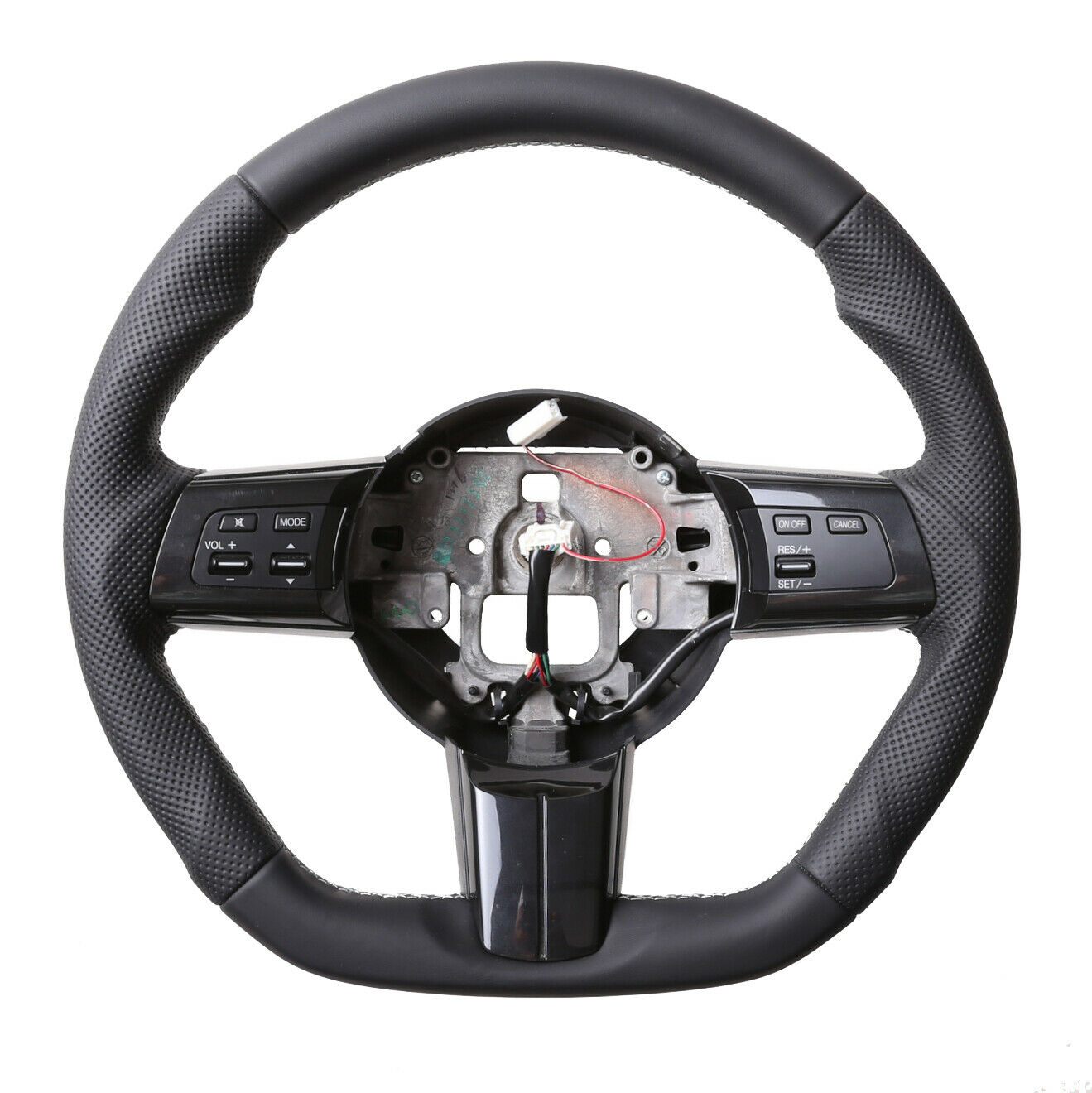 Mazda Lenkrad MX 5 Abgeflacht Kombibezug Naht silber