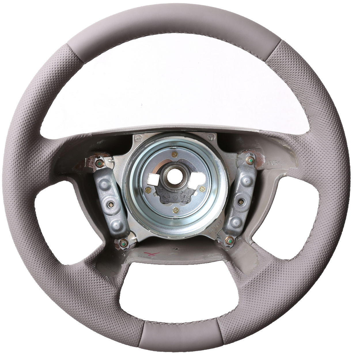 Mercedes Lenkrad CLK W208 SLK R170 SL R129 W202 Klassisch Kombibezug Naht grau