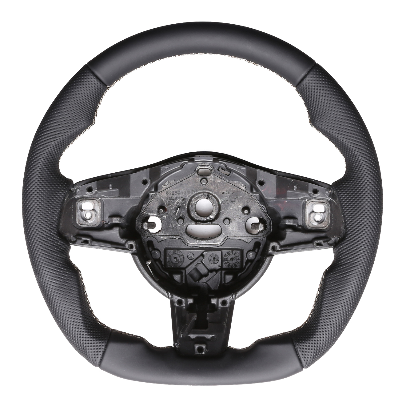 Jaguar Lenkrad F-type X152 Abgeflacht NEU Kombibezug Naht silber