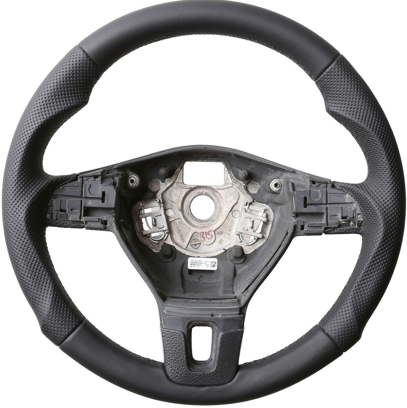 VW Lenkrad T5 Passat 3C Golf 6 Amarok Tuning Kombibezug Naht schwarz