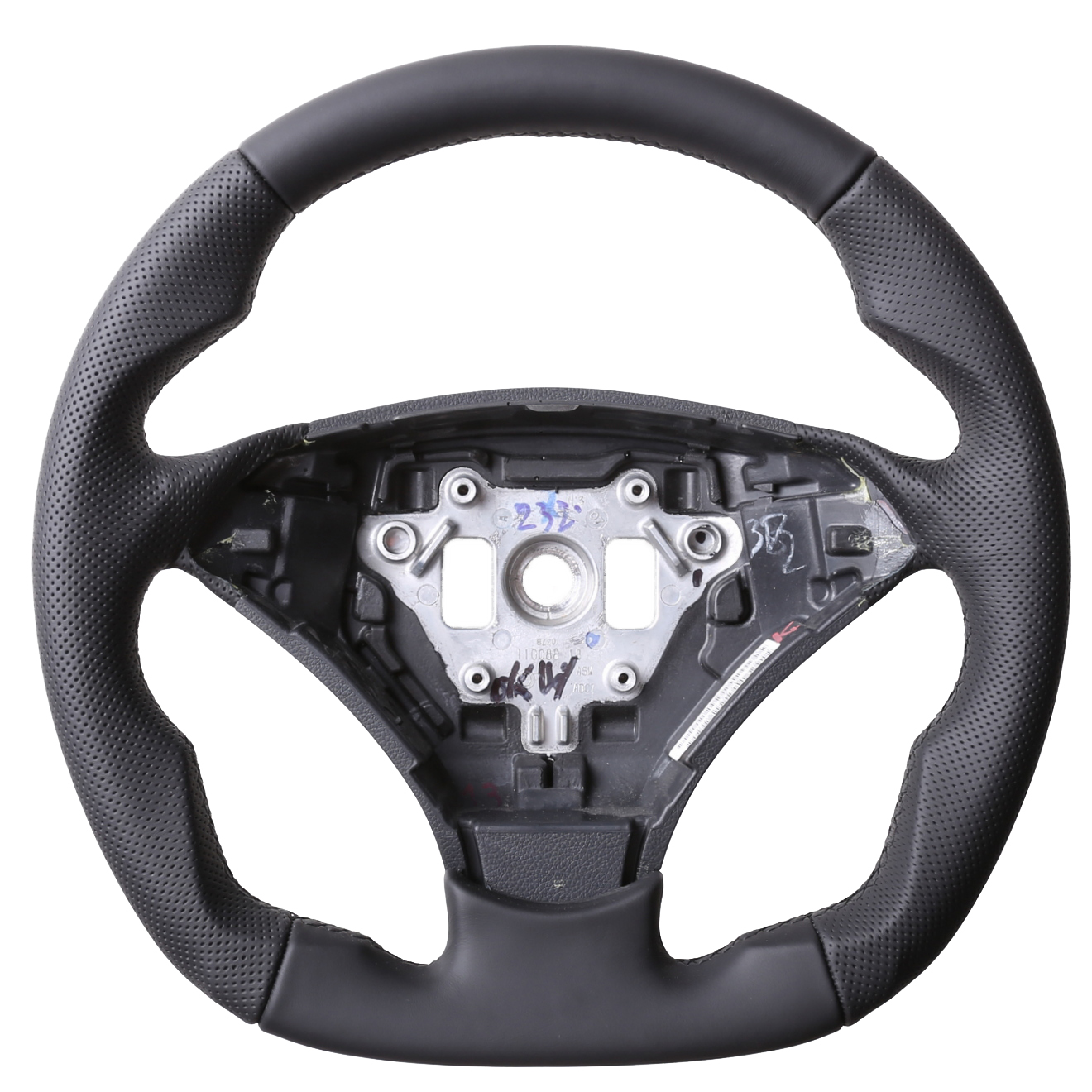 BMW Lenkrad E60 E61 Abgeflacht NEU Kombibezug Naht schwarz