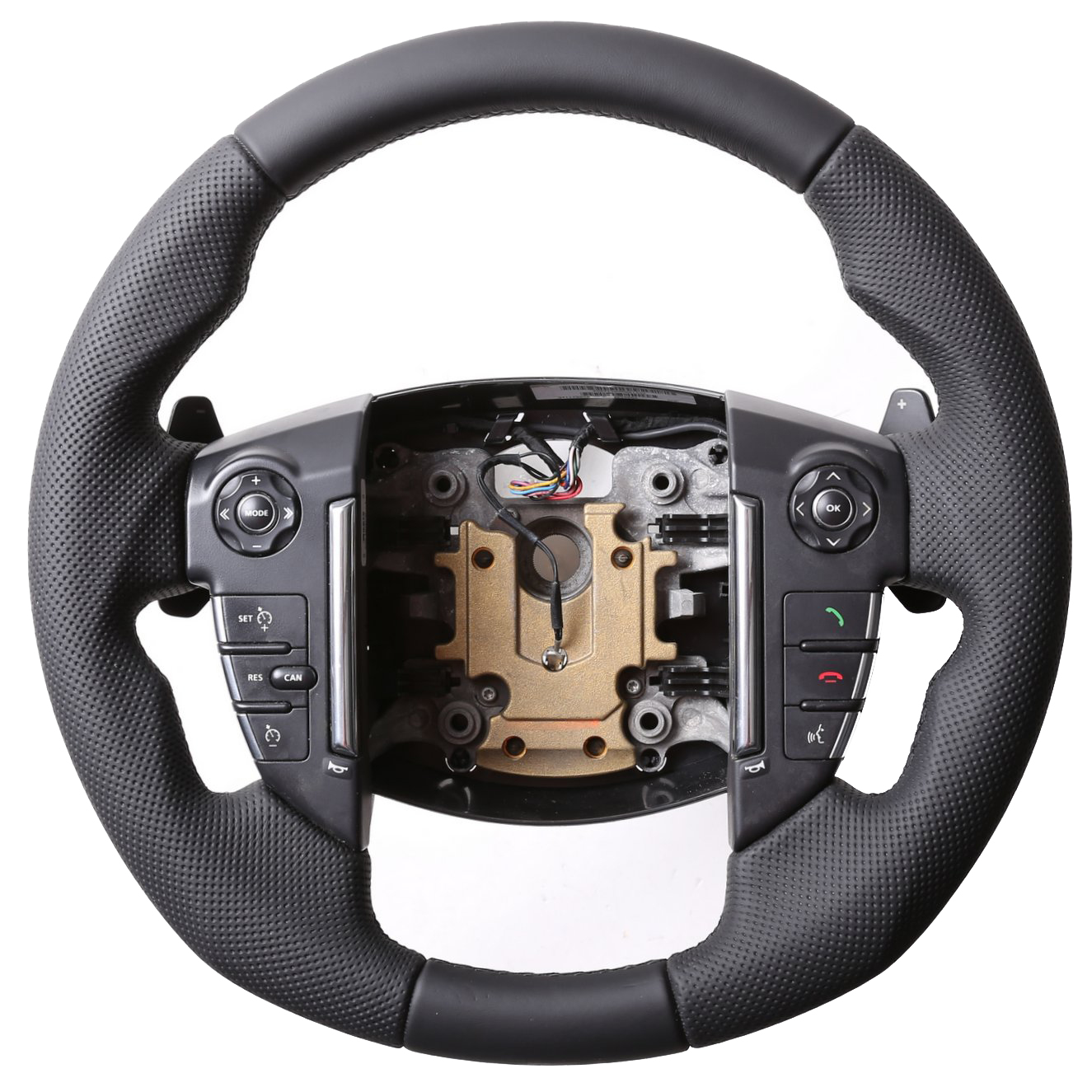 Land Rover Lenkrad Discovery Range Rover Sport Tuning NEU Kombibezug Naht schwarz