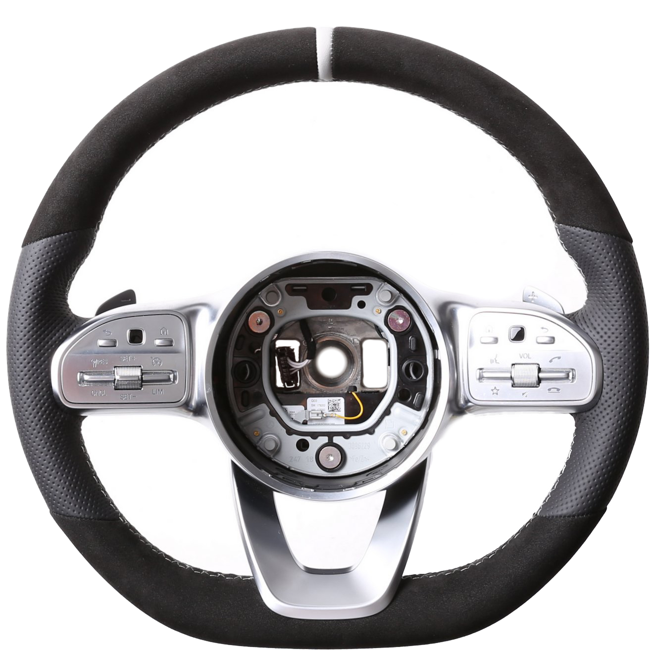 Mercedes Lenkrad A-Klasse W177 G-Klasse W463 GLC X253 S-Klasse 222 Alcantara 12 Uhr Markierung