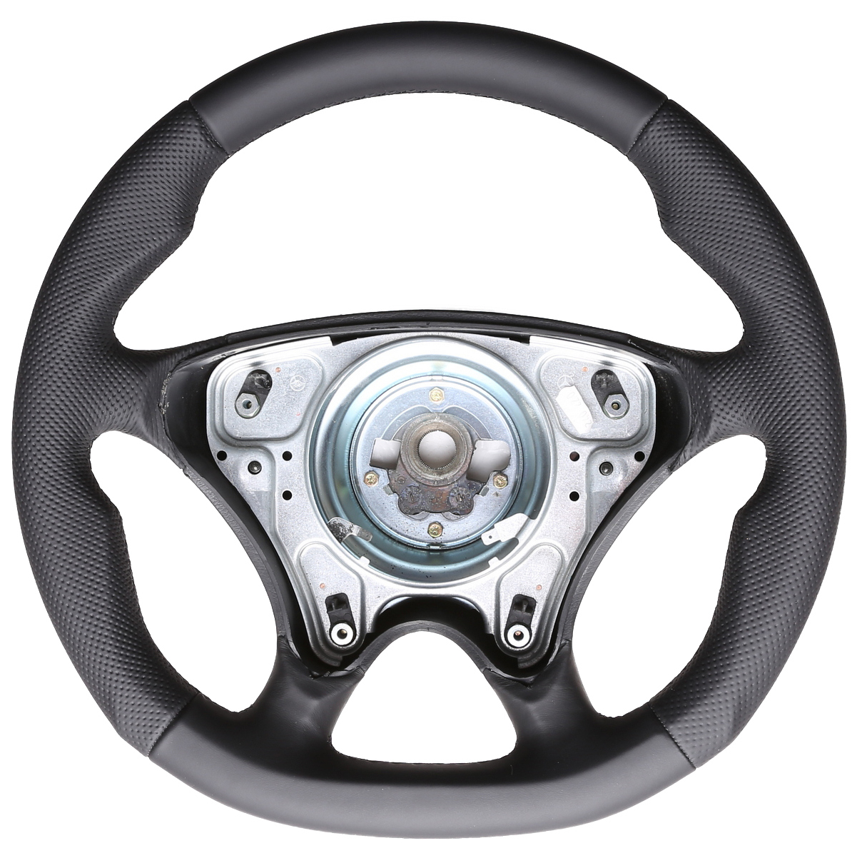 Mercedes Lenkrad W202 C Klasse R129 SL R170 SLK Abgeflacht NEU Kombibezug Naht schwarz