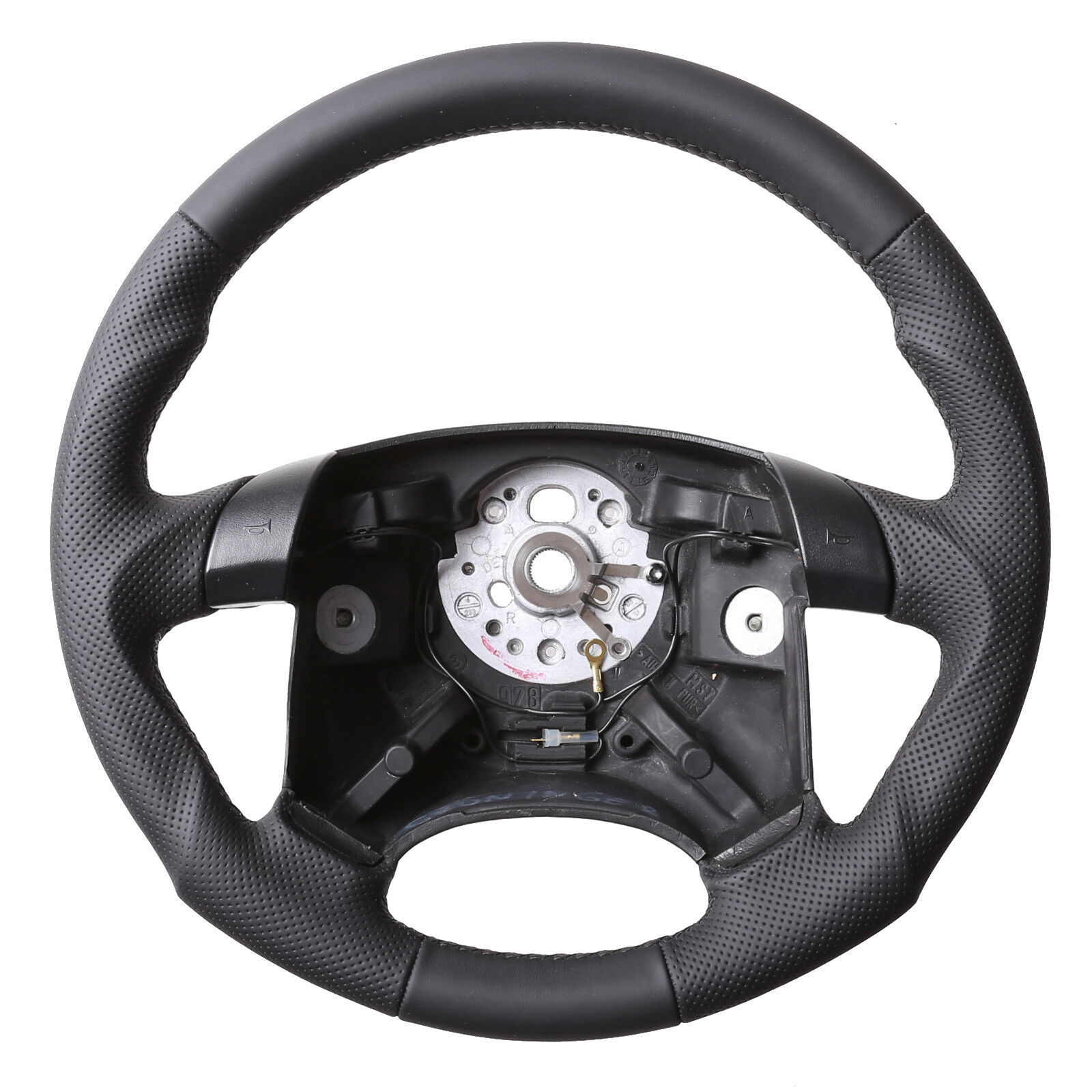 VW Lenkrad T4 Multivan Caravelle Transporter Tuning Kombibezug Naht schwarz