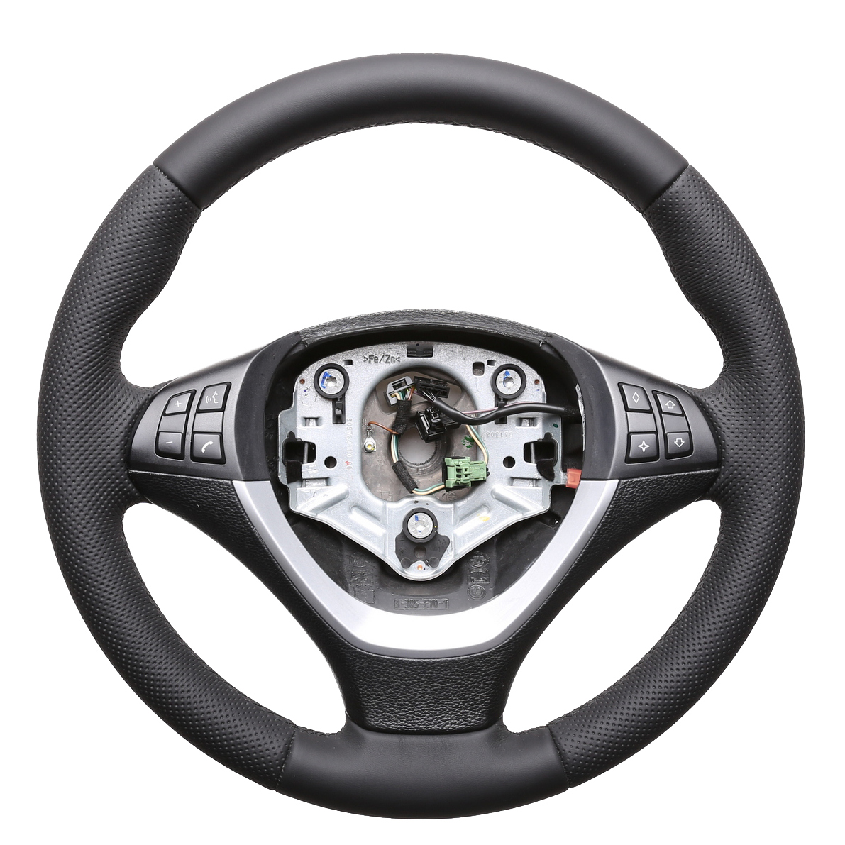 BMW Lenkrad X5 E70 X6 E71 E72 Kombibezug Naht schwarz