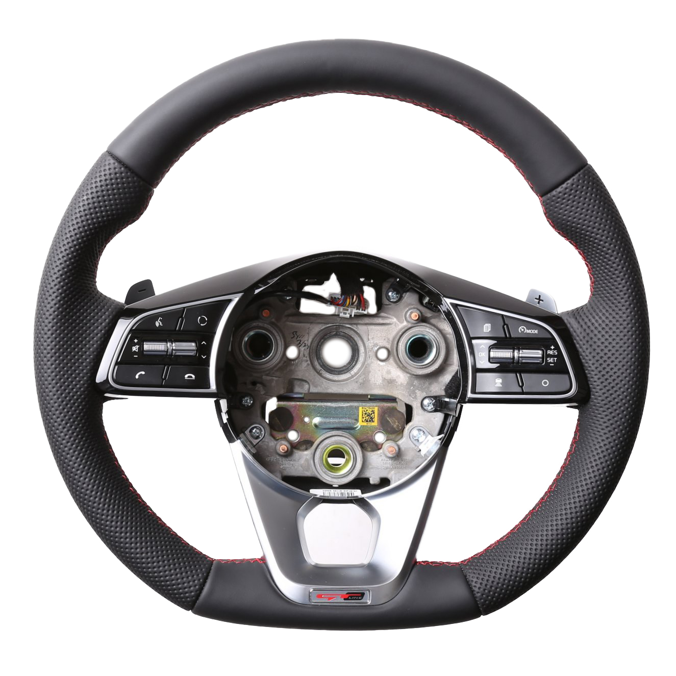 KIA Lenkrad Ceed III Kombibezug Naht rot