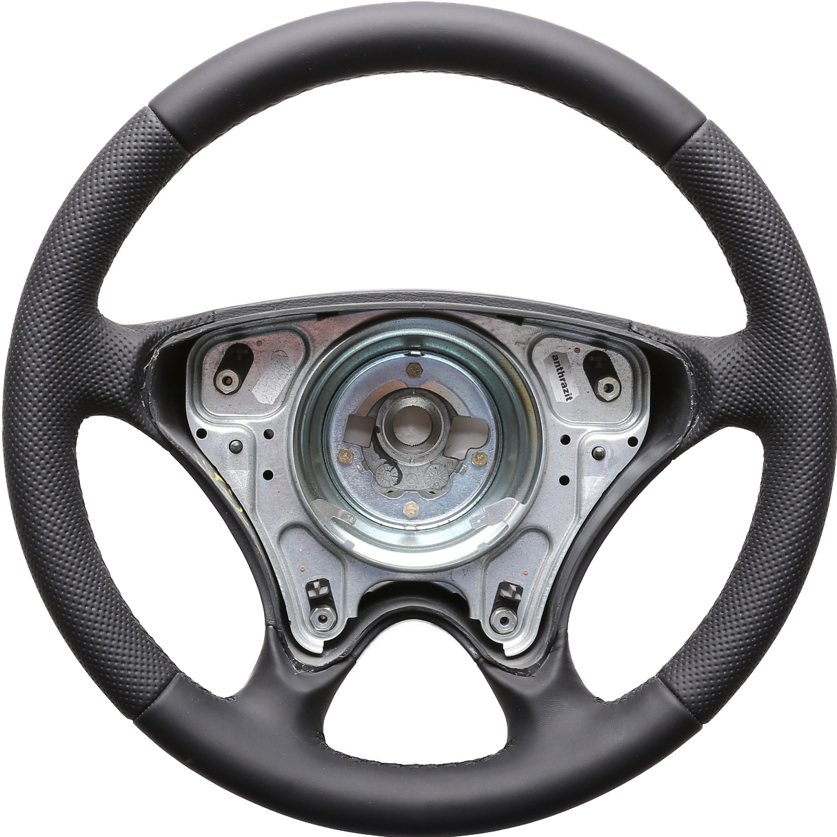 Mercedes Lenkrad W202 C Klasse R129 SL R170 SLK Kombibezug Naht schwarz