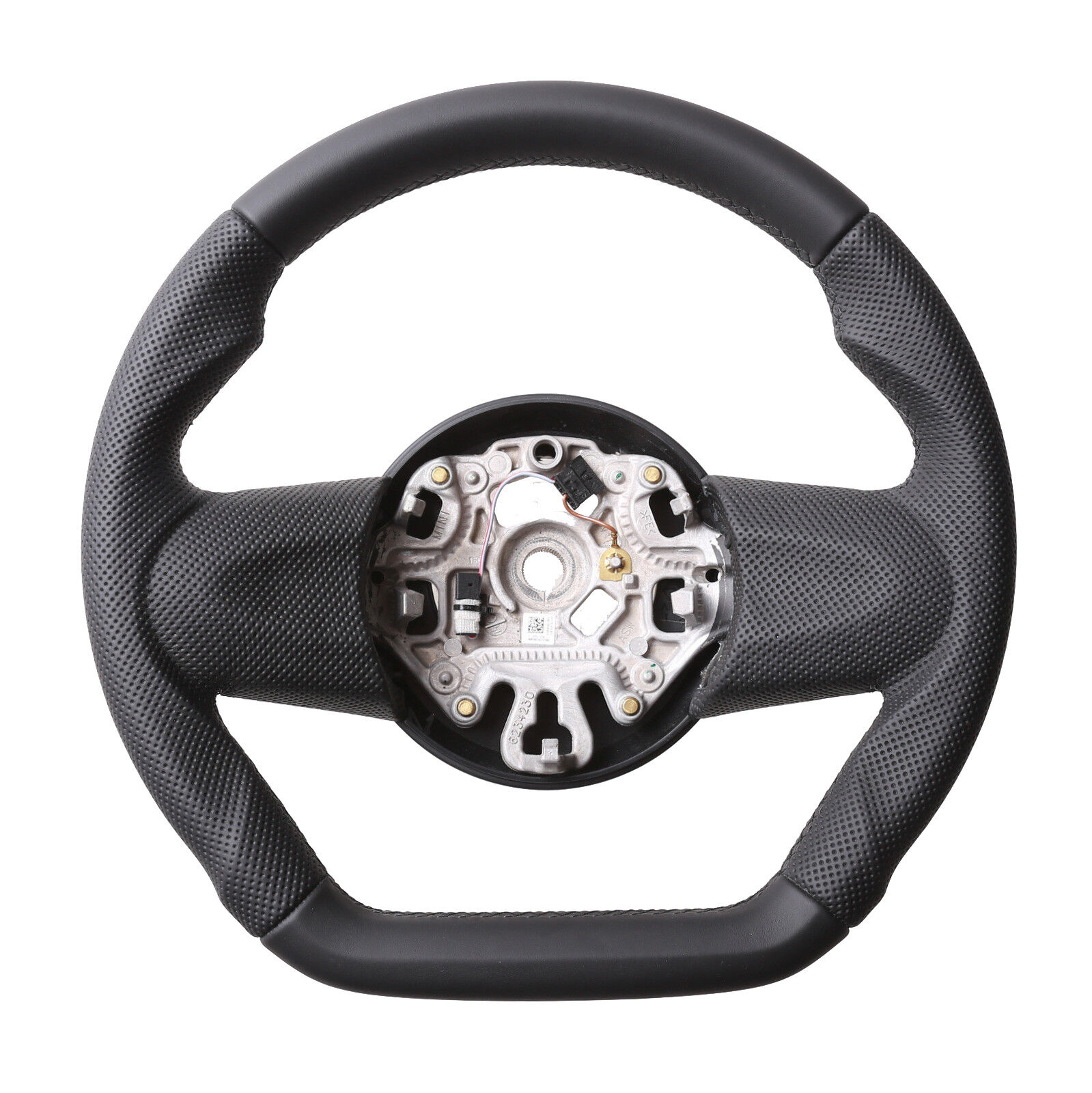 Mini Lenkrad One Cooper Cabrio R55 R56 R57 R58 R59 R60 R61 Abgeflacht Kombibezug Naht schwarz