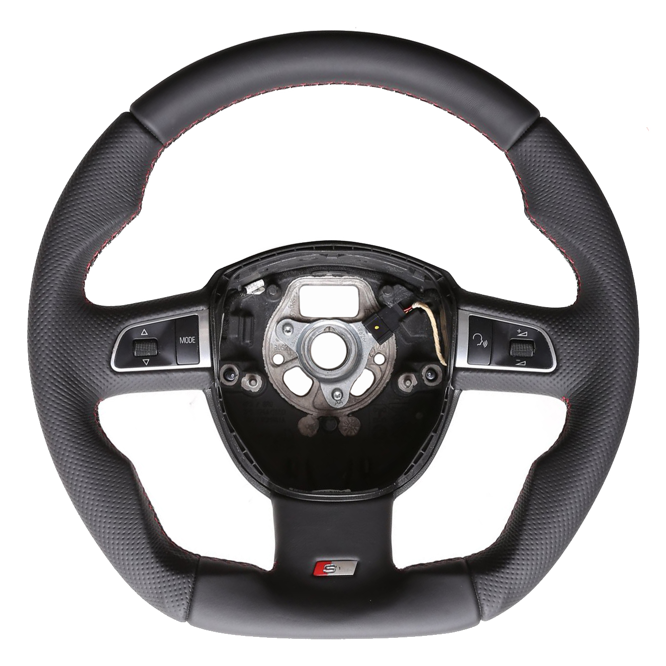 Audi Lenkrad A3 A4 A6 A8 Q5 Q7 Abgeflacht NEU Kombibezug S-Line Naht