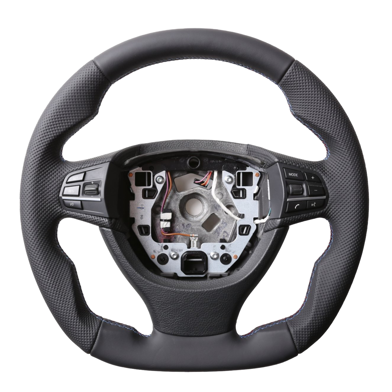 BMW Lenkrad F01 F06 F07 F10 F11 F12 F13 Abgeflacht NEU Kombibezug M-Naht