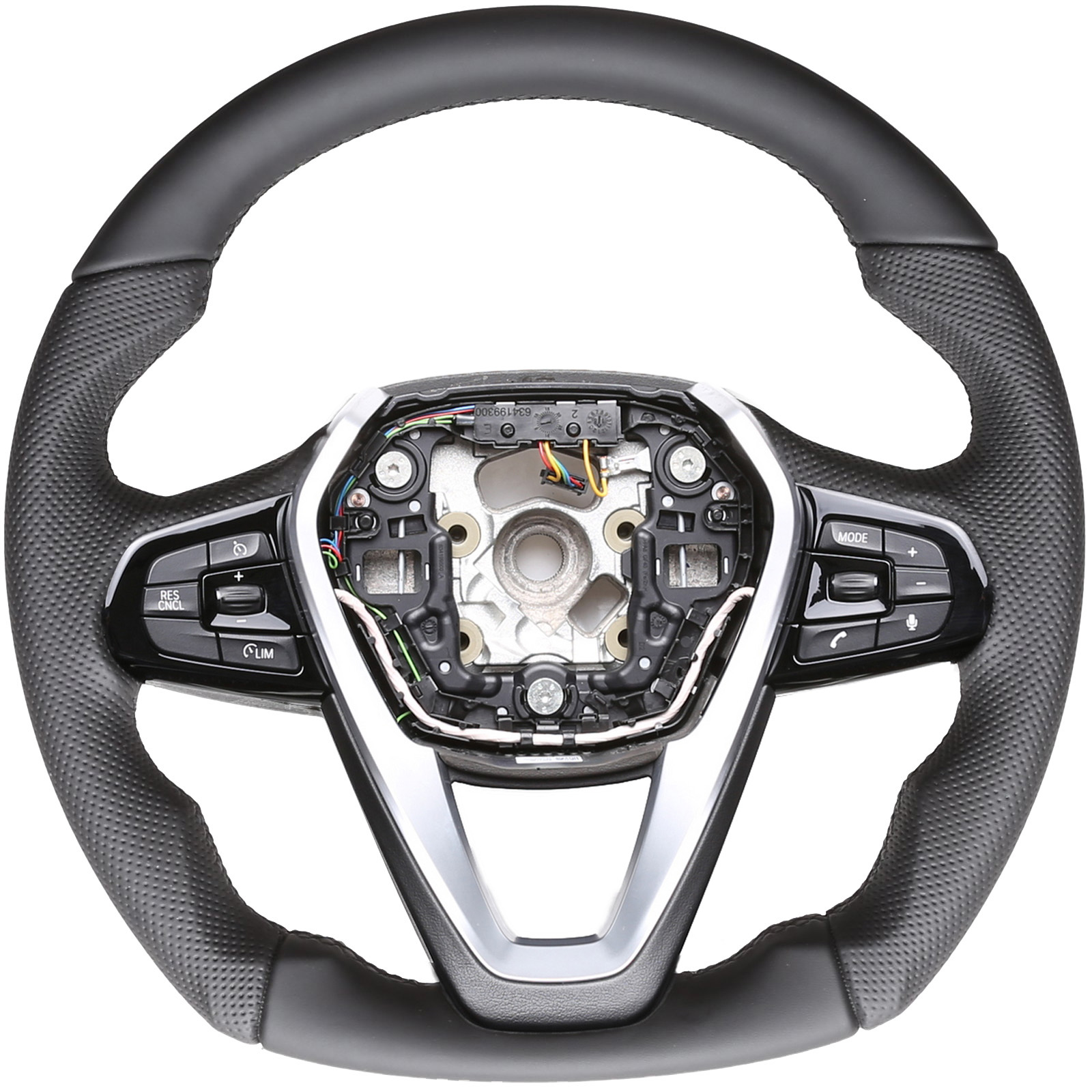 BMW Lenkrad G01 G02 G05 G06 G11 G14 G15 G16 Abgeflacht NEU Kombibezug Naht schwarz