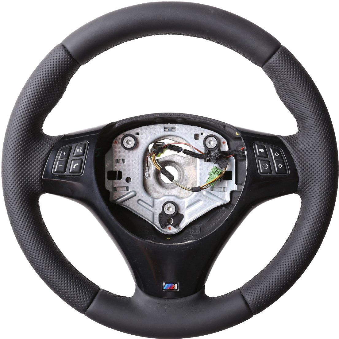 BMW Lenkrad E84 X1 E87 E88 E90 E91 M-Sport Klassisch Kombibezug Naht schwarz