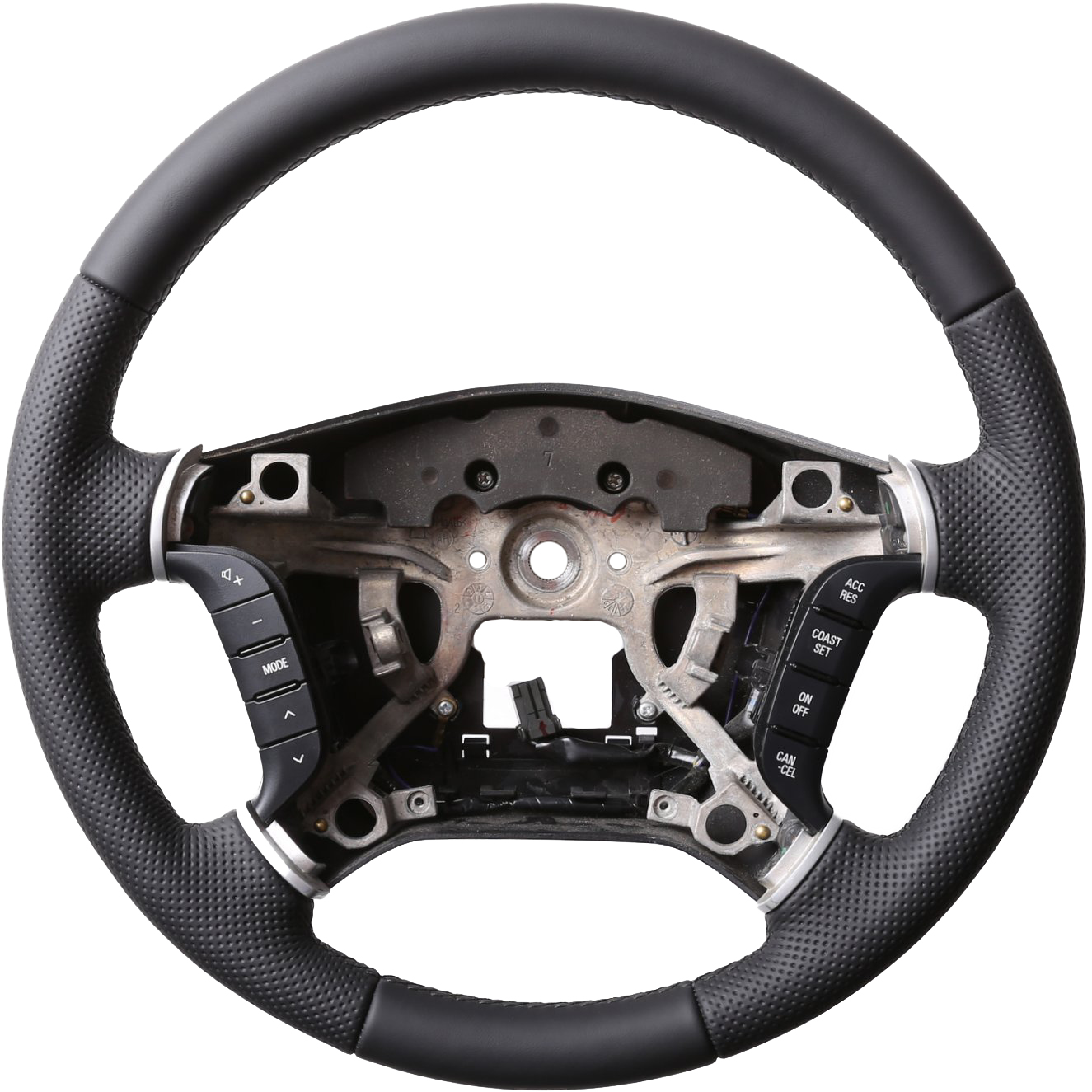 Mitsubishi Pajero Lenkrad V80 V90 V20 Kombibezug Naht schwarz