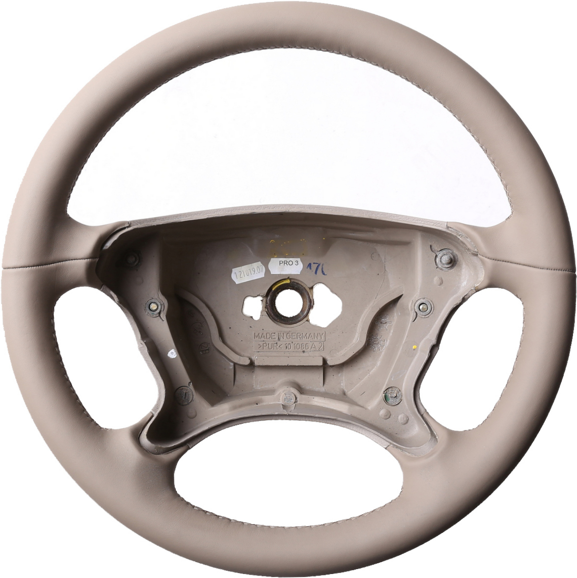 Lenkrad Mercedes R230 W209 W211 W463 E G Klasse CLK SL nur Nappa beige Naht beige