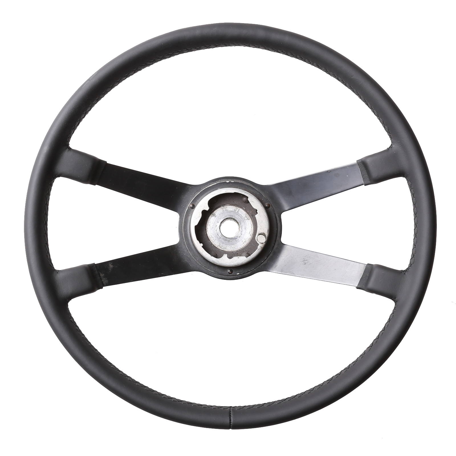 Porsche Lenkrad 911 912 914 nur Nappa Naht schwarz