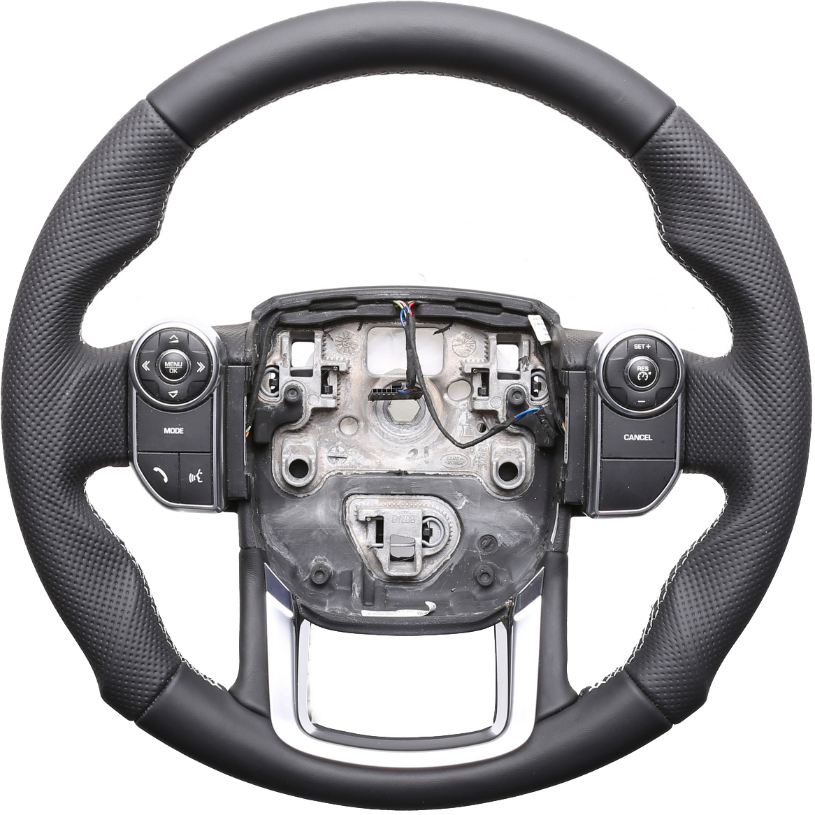 Range Rover Lenkrad Evoque Velar Sport Tuning Kombibezug Naht silber