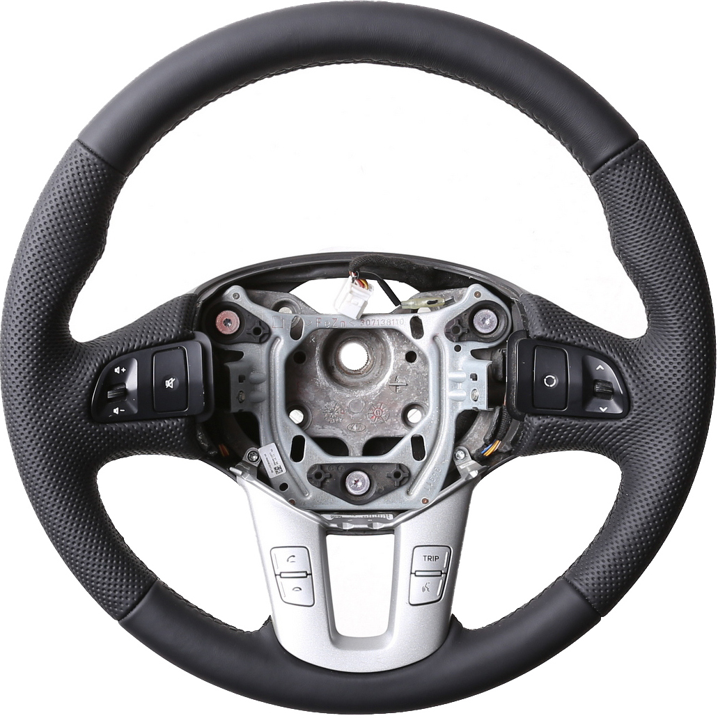 KIA Lenkrad Sportage III Kombibezug Naht schwarz