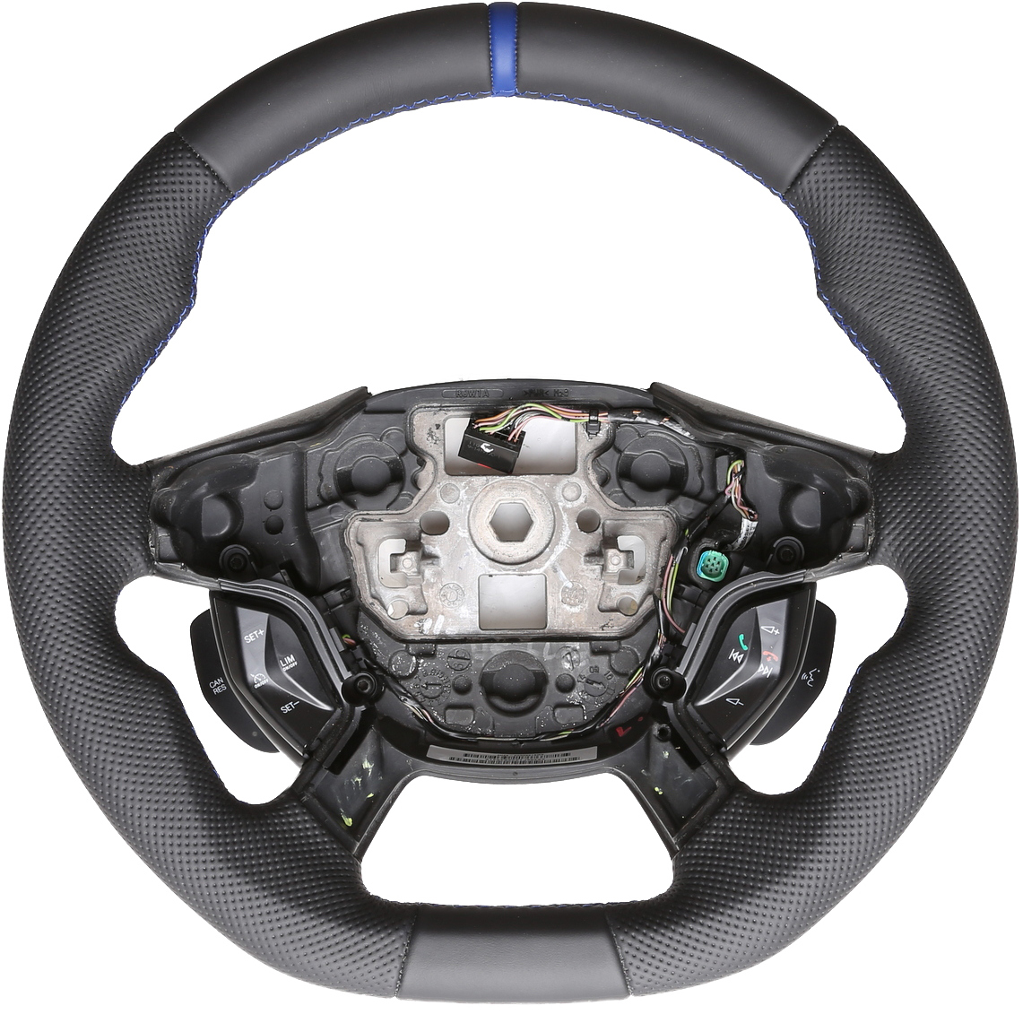 Ford Lenkrad Focus Mk3 C-Max Mk2 Kuga Mk2 Transit Custom Abgeflacht NEU Kombibezug 12 Uhr Markierung