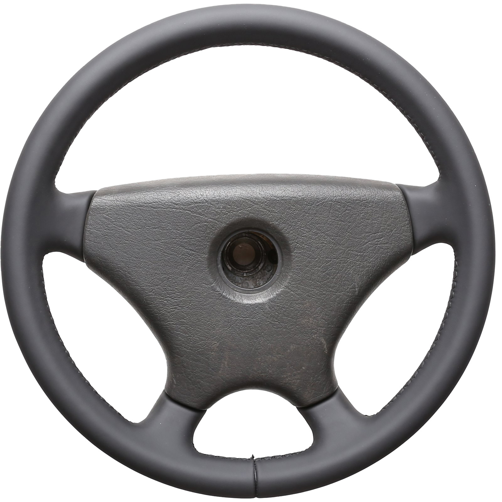 Mercedes Lenkrad W202 W124 R129 C E SL Sport Klasse nur Nappa Naht schwarz