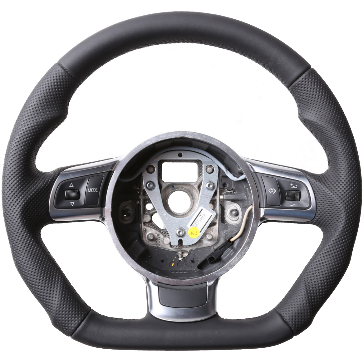 Audi Lenkrad TT TTS TTRS 8J A3 A8 S3 8P R8 RS5 RS6 Abgeflacht Kombibezug Naht schwarz