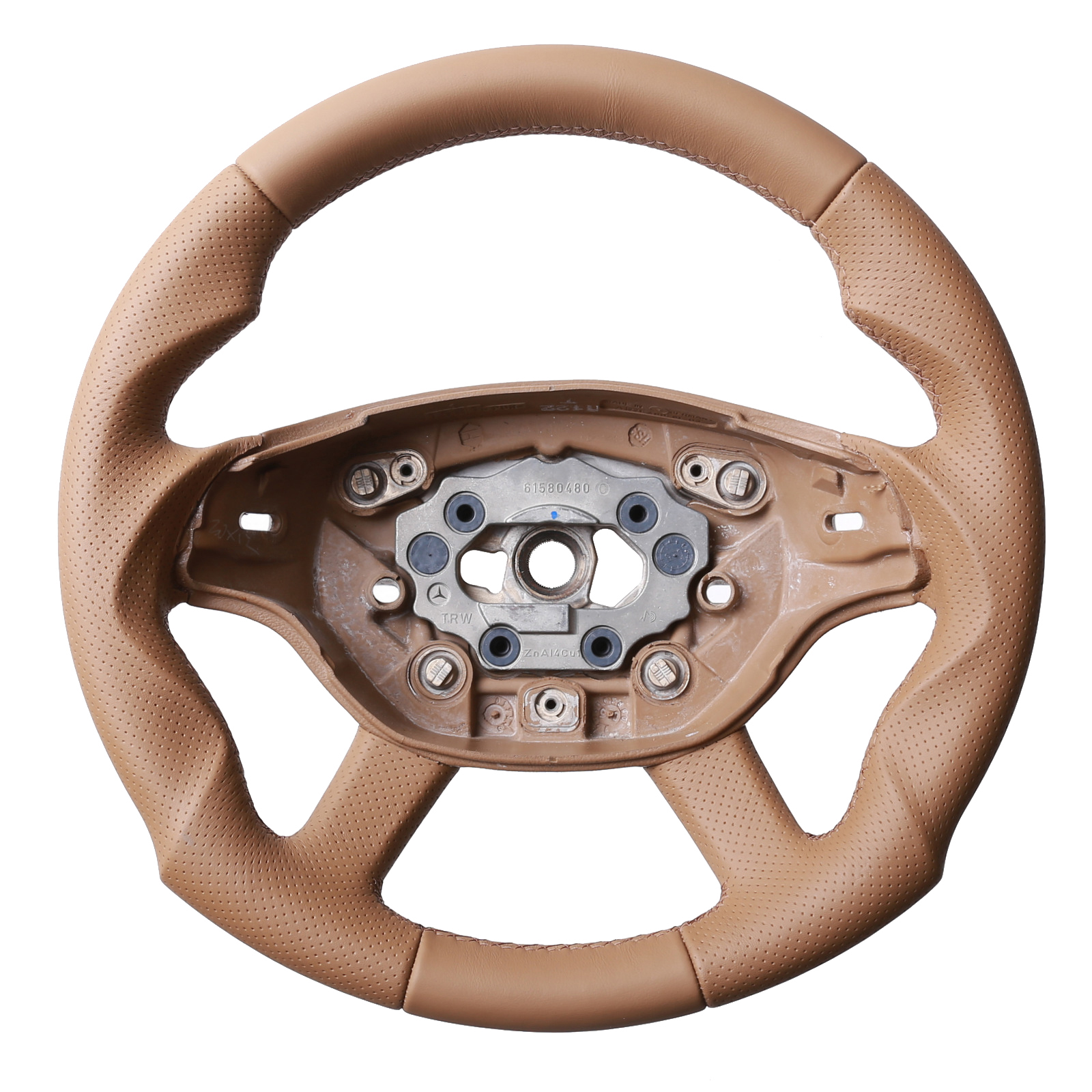 Mercedes Lenkrad W221 S Klasse W216 CL Beige Tuning Kombibezug Naht Beige