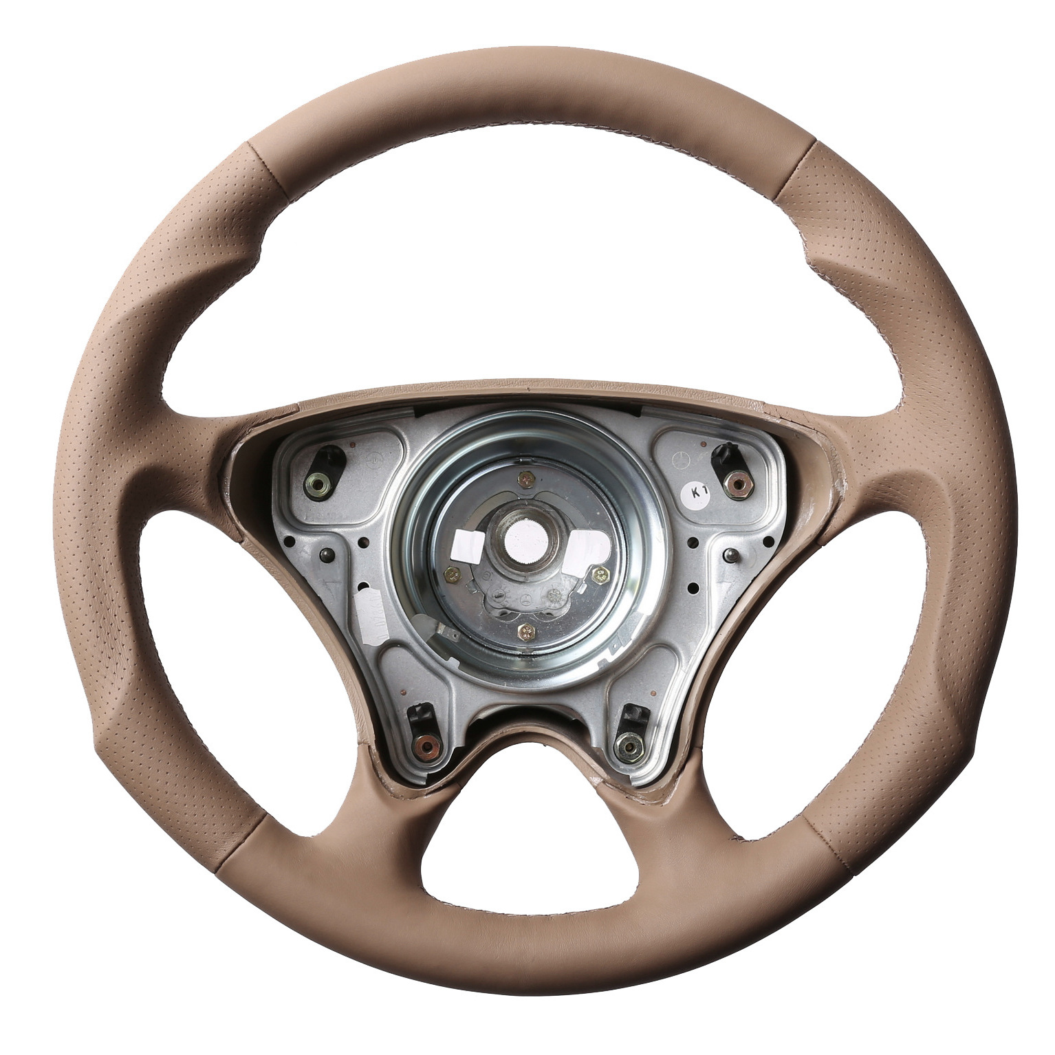 Mercedes Lenkrad R129 SL R170 SLK beige Tuning Kombibezug Naht beige