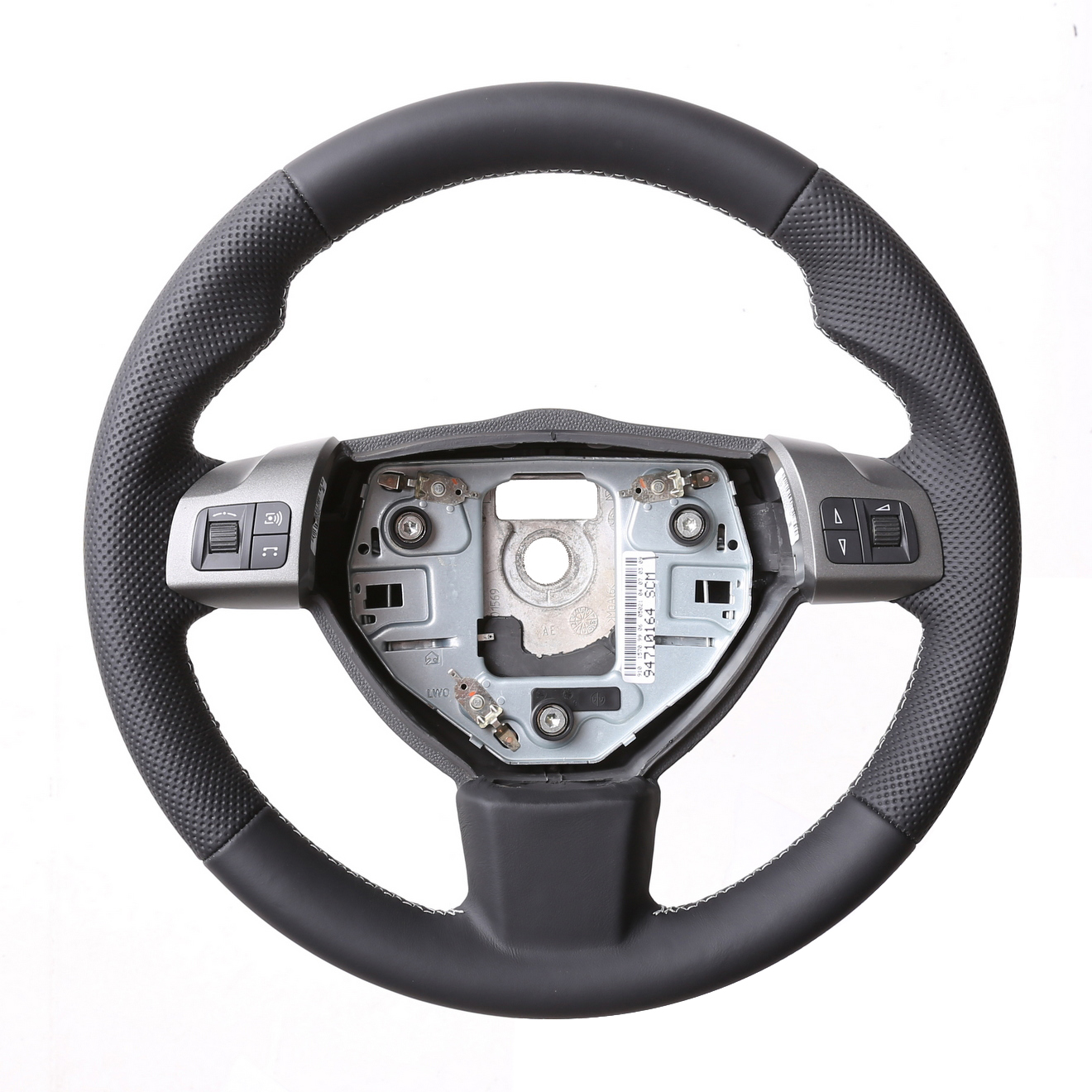 Opel Lenkrad Astra J Zafira C Insignia Daumenauflagen Kombibezug Naht silber