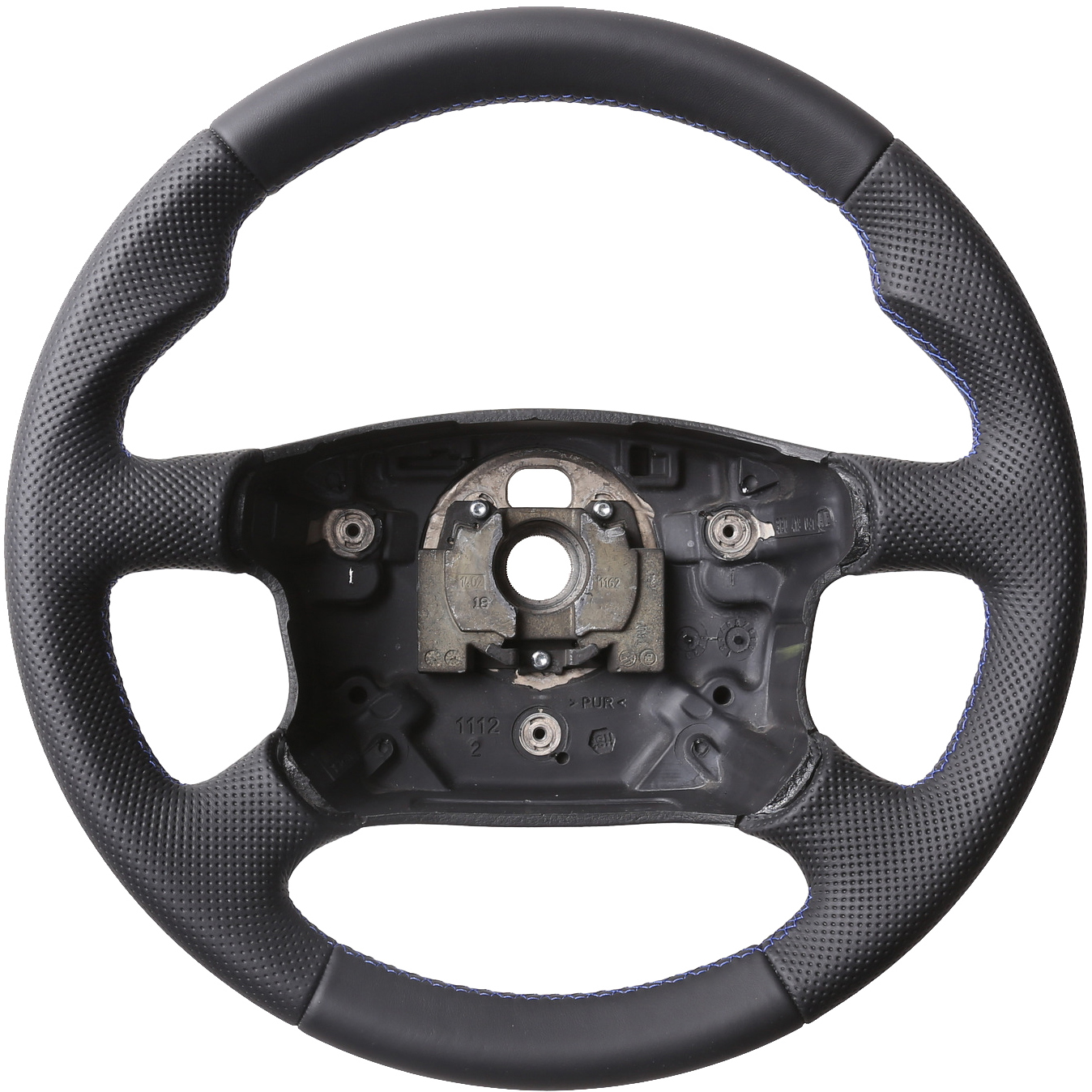 Seat Lenkrad Alhambra Daumenauflagen Kombibezug Naht blau