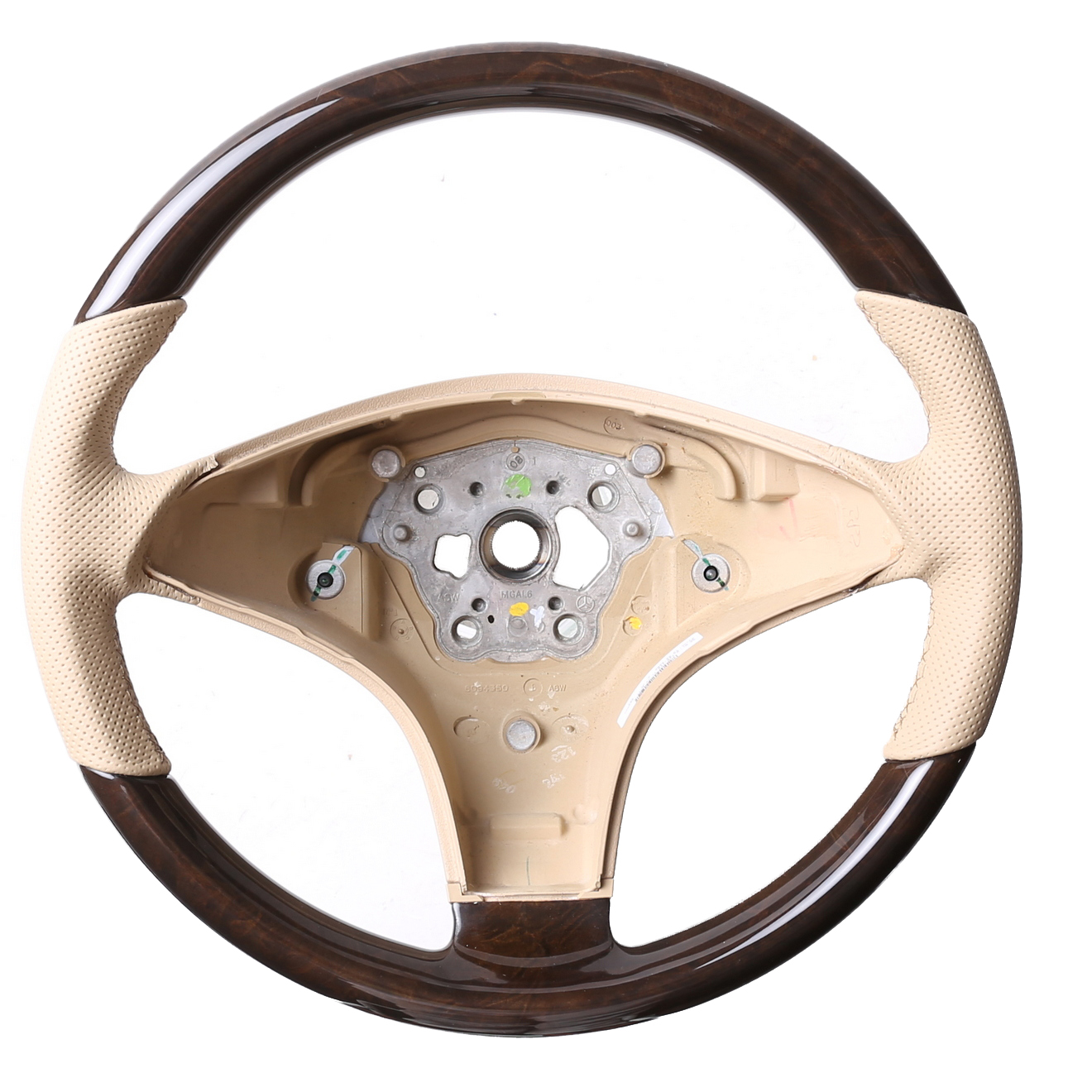 Mercedes Lenkrad CL 203 C219 CLS R 230 SL K R171 Neu Beziehen Naht beige