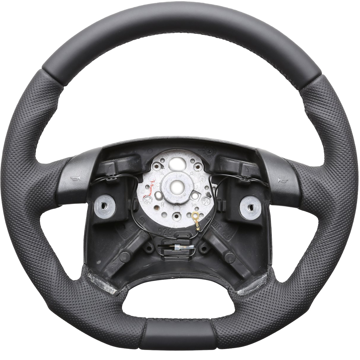 VW Lenkrad T4 Multivan Caravelle Transporter Ageflacht Kombibezug Naht schwarz