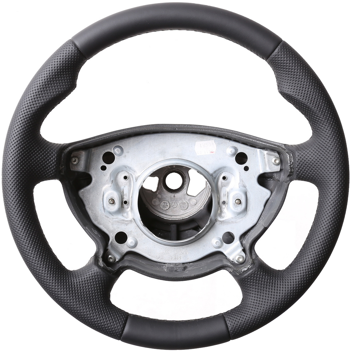 Mercedes Lenkrad R230 W209 W211 W463 E G Klasse Daumenauflagen Kombibezug Naht schwarz